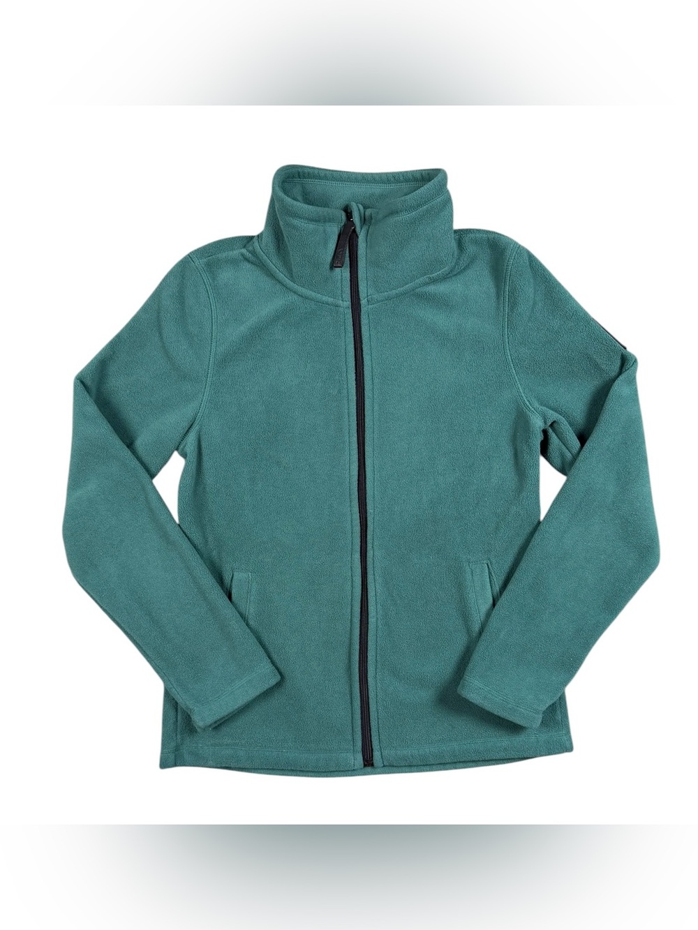 DKNY Sport Women’s XS Forest Green Lightweight Fleece Full Zip Jacket